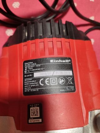 - Fresadora Einhell 1100W 