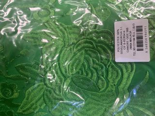 Mantón Flamenco Verde Agua Bordado