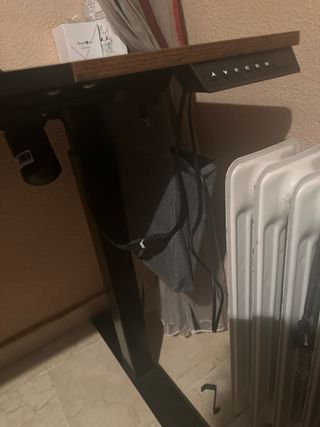 Escritorio moderno madera y negro