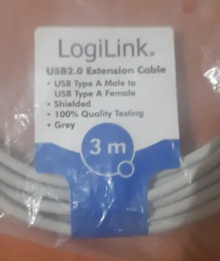 Cable Extensión USB  3 metros 
