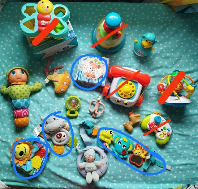 Lote de juguetes infantiles