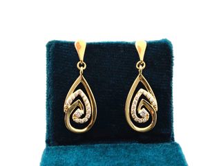 E1798272-34	Pendientes Oro 18k Con Circonita