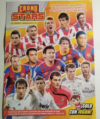 Colección Cromo Stars Jugón 2010-2011 Completa