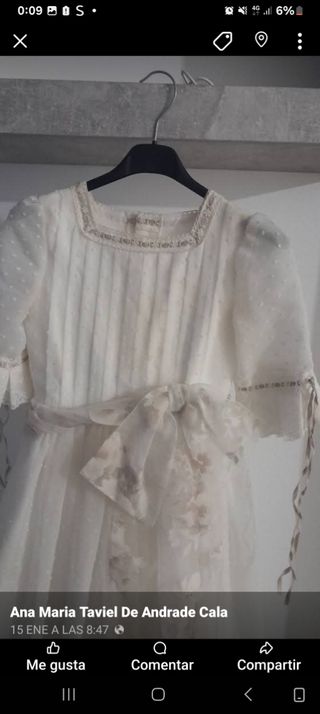 Vestido de comunión blanco