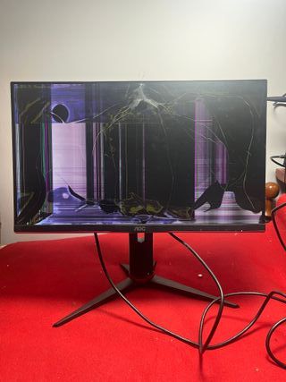 Monitor AOC 24G2SP/BK Pantalla Rota