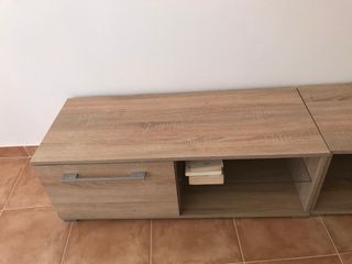 Mueble bajo TV madera