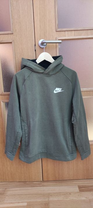 Sudadera Nike Verde con capucha Talla S