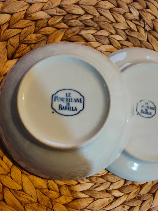 Conjunto vintage Le Porcellane di Barilla
