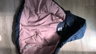 Abrigo acolchado niña azul marino talla 7-8 años 