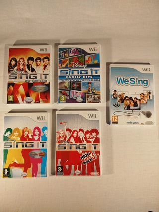 Lotto 5 Giochi Wii Disney Sing It Karaoke