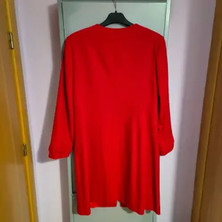 Abrigo mujer rojo