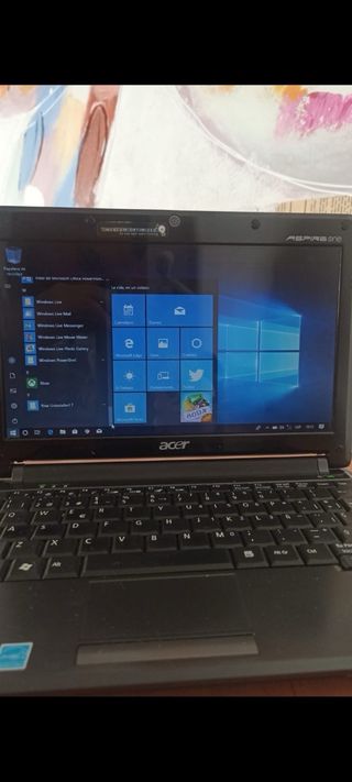 Ordenador portatil Acer Aspire One N214 Negro