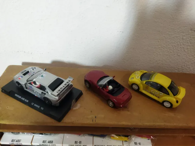 Coches Scalextric, Fly, Ninco, Carrera, Exin