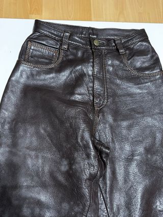 Pantalones Cuero Giorgio Sappini Talla 34/36
