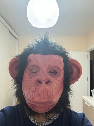 Disfraz Máscara Mono Chimpancé Talla Única
