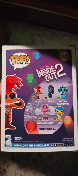 Funko Pop Anxiety Inside Out 2 #1447