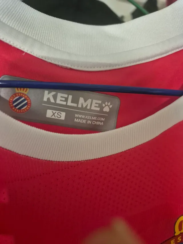 Camiseta RCD Espanyol Kelme Talla XS Match Worn