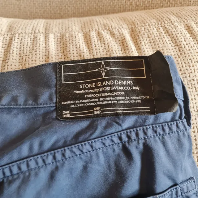Pantalón Stone Island Azul Talla W32 ( 42)