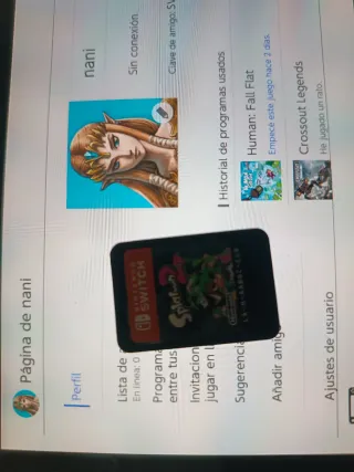 Nintendo Switch V1 con Splatoon 2