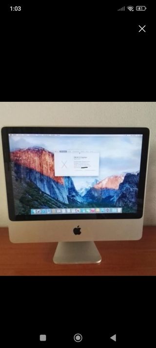 Apple iMac 2007 Plata/Blanco