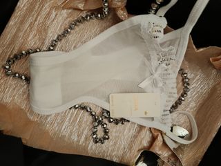 Tanga sexy blanco Talla única