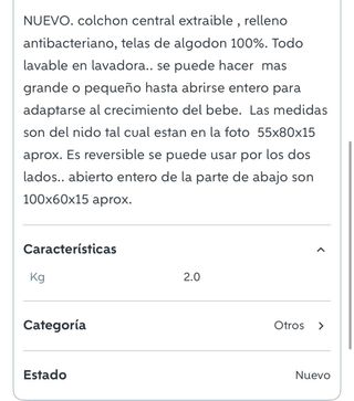 Reductor cuna colecho floral