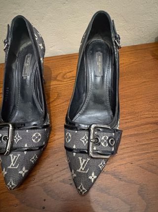 Scarpe con tacco Louis Vuitton monogram