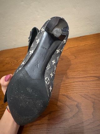 Scarpe con tacco Louis Vuitton monogram