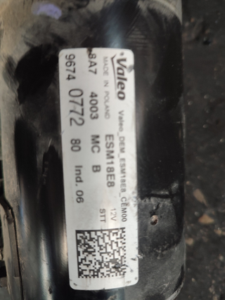 MOTOR ARRANQUE PEUGEOT 308 Style | 01.15 - 12.19