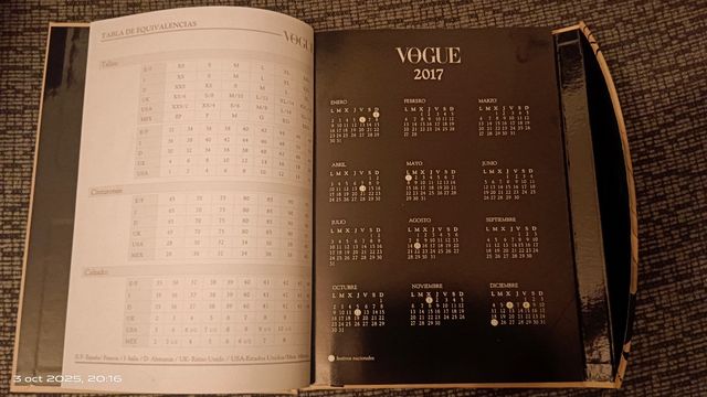 Agenda Vogue España 2017/2018 Coleccionista