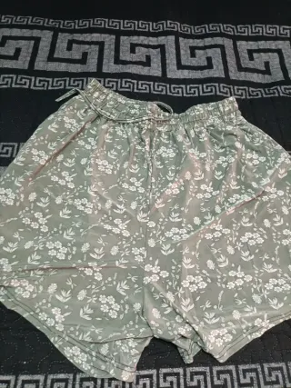 Pantalón corto floral mujer Talla XL/XXL