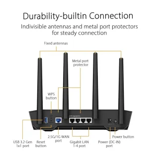 Router Gaming ASUS TUF AX4200 Extensible