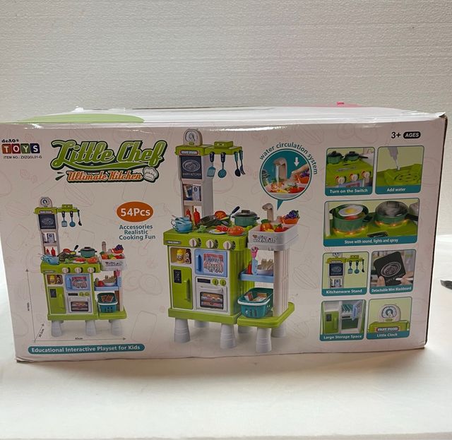 Cocina de Juguete Little Chef 54 Piezas.