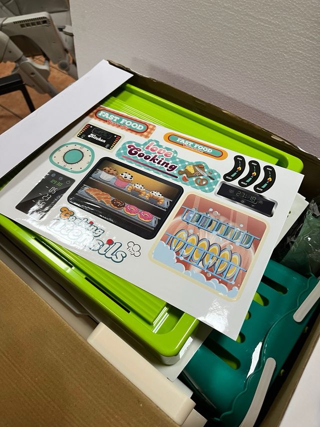 Cocina de Juguete Little Chef 54 Piezas.