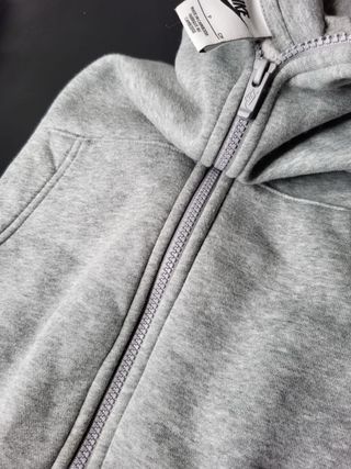 Sudadera Nike Gris con Cremallera