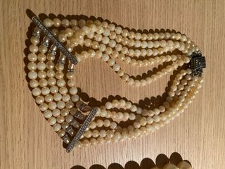Collana e bracciale perle