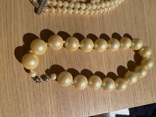 Collana e bracciale perle