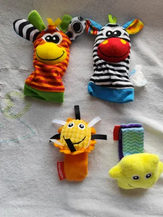 Pack juguetes sensoriales bebé primeros meses