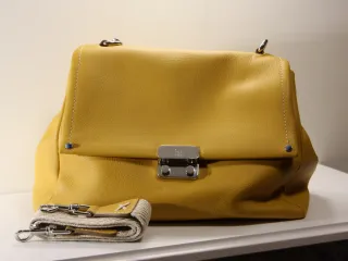 Bolso Carolina Herrera Baret amarillo/Murano azul