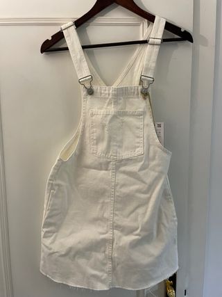 Peto vaquero blanco Pull&Bear