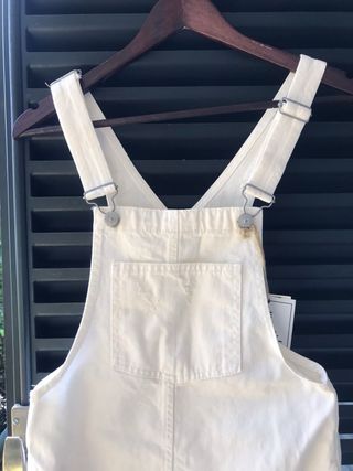 Peto vaquero blanco Pull&Bear