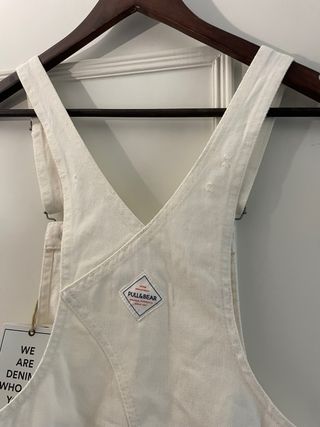 Peto vaquero blanco Pull&Bear