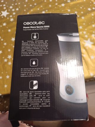 Cecotec Power Moca Spume 5000 Espumador Leche,