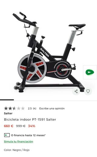 Bicicleta Indoor Salter PT-1591