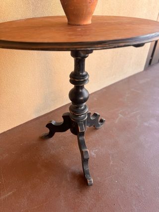 Mesa velador Ovalada francesa madera . 