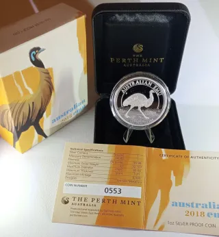 Australia 1 Dólar Emú 2018 Perth Mint