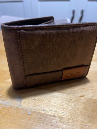 Billetera de caballero marrón