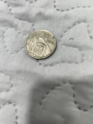Moneda Antigua 25 PTAJ