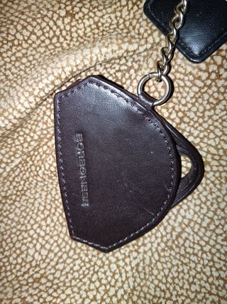 Bolso Borbonese Auténtico Beige y Marrón 