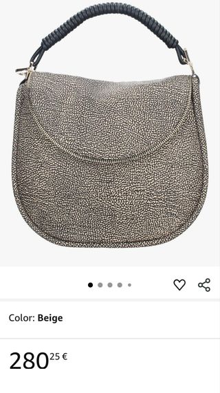 Bolso Borbonese Auténtico Beige y Marrón 